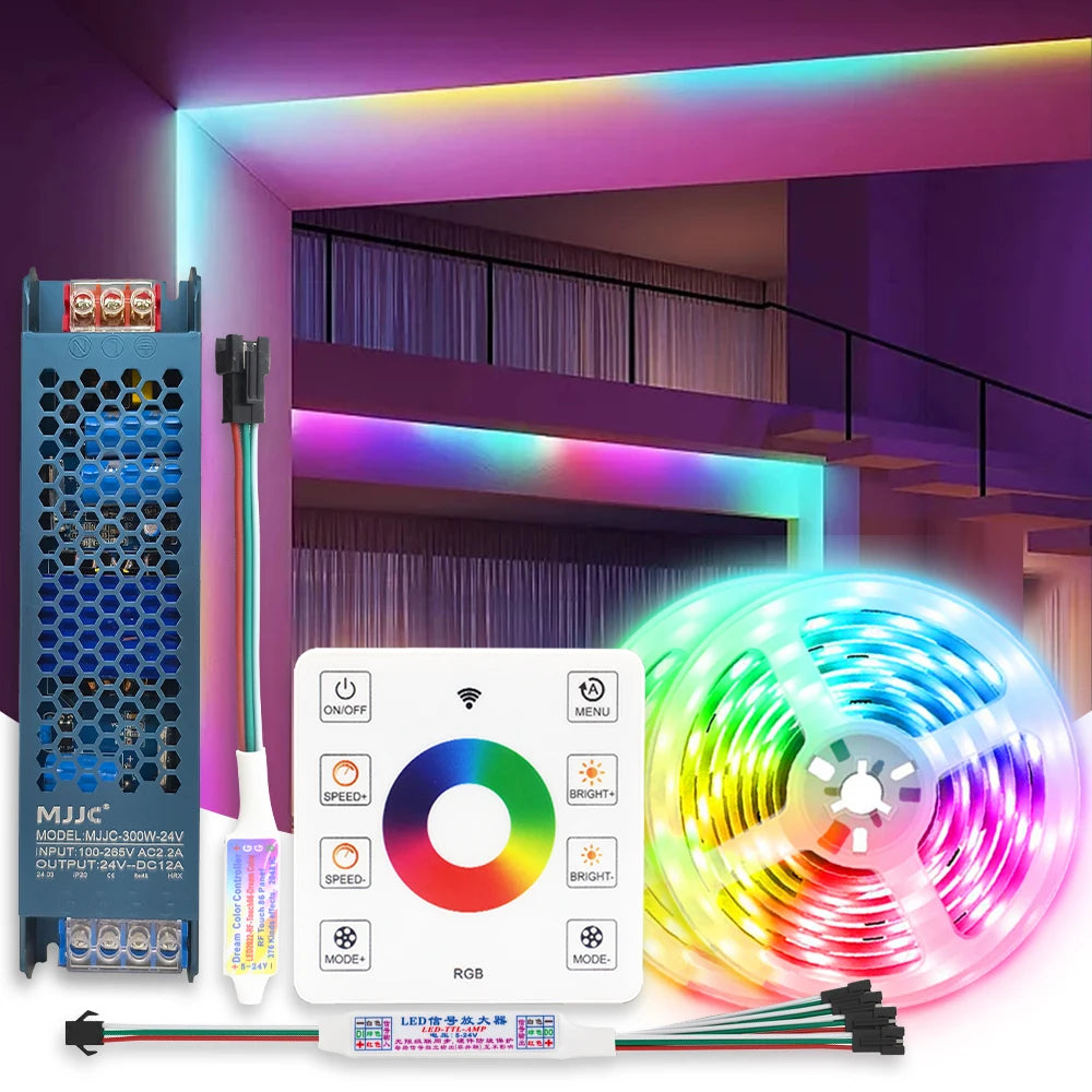 Bandă LED Inteligentă MagicMood – Tehnologie COB cu Lumină Continuă și Efecte RGBIC