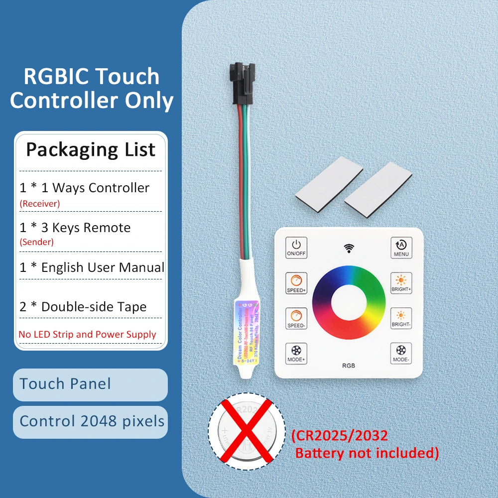Bandă LED Inteligentă MagicFlow – Efect de Apă și Culori RGBIC”